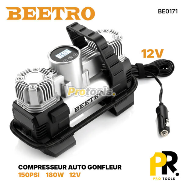 COMPRESSEUR AUTO GONFLEUR 12V 150PSI BEETRO [BE0171] منفاخ هواء للسيارة