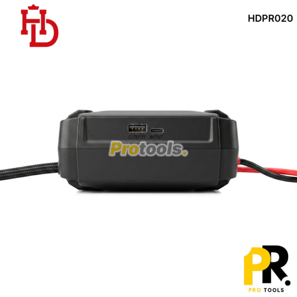 COMPRESSEUR AUTO AVEC BOOSTER BATTERIE 18000MAH HDPRO [HDPR020] جهاز نفخ متعدد الوظائف