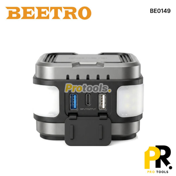 COMPRESSEUR AUTO AVEC BOOSTER BATTERIE 24000MAH BEETRO [BE0149] جهاز نفخ متعدد الوظائف
