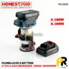 PAUMELLEUSE A BATTERIE 21V 2.0AH 6.0MM-8.0MM BRUSHLESS HONESTPRO [YAE2688] آلة حفر مفاصل الأبواب