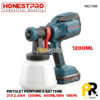 PISTOLET PEINTURE A BATTERIE 21V 2.0AH 1200ML 650ML/MIN HONESTPRO [YAE1106] مسدس رش الطلاء اللاسلكي