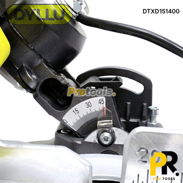 SCIE A ONGLET ELECTRIQUE 210MM 1400W DYLLU [DTXD151400] منشار طاولة