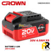 BATTERIE LI-LON 20V 4.0AH CROWN [CAB204026XS] بطارية ليثيوم