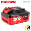 BATTERIE LI-LON 20V 4.0AH CROWN [CAB204026XS] بطارية ليثيوم