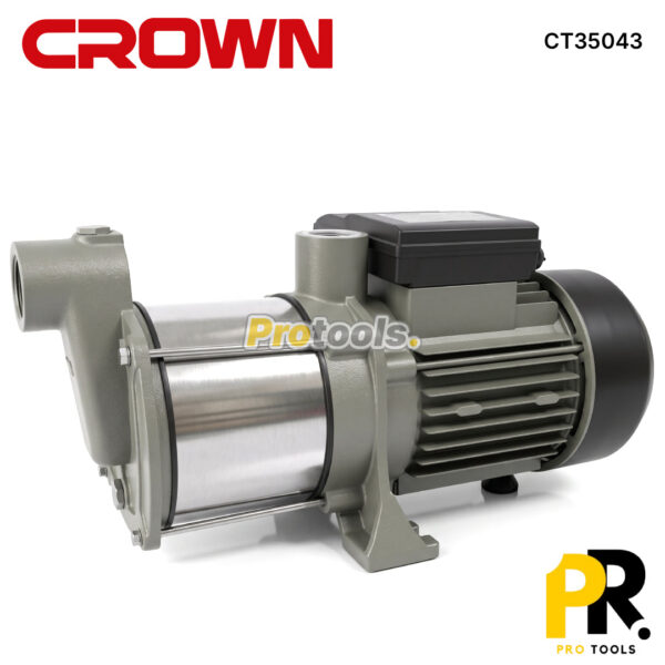 POMPE A EAU SILENCIEUSE 4 TURBINES 750W CROWN [CT35043] RS4 مضخة